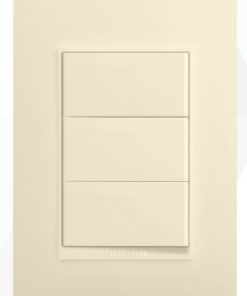 BT LUZICA APAGADOR TRIPLE SENCILLO PU5300M MARFIL