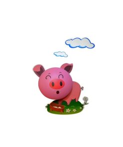 IM1 LAMPARA PARED INFANTIL CERDO 1L E14 IL-K006B