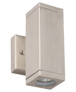 IM2 LAMPARA APLIQUE 03151-41 CUBO SATIN LUZ ARRIBA Y ABAJO 2L GU10 PEQ