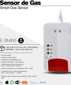 GEL SMART SENSOR DE GAS GE-SM65