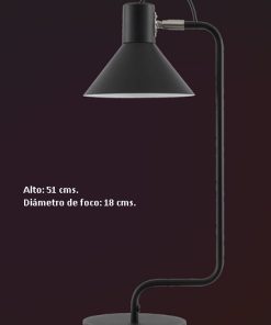 IM3 LAMPARA DE ESCRITORIO NEGRA CAMPANA METAL PEQ 211229T-1SDBK 1L E14