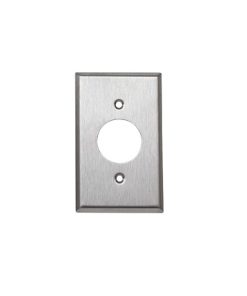 EAGLE PLACA P/TOMA SENCILLA ACERO INOX 20A 97091