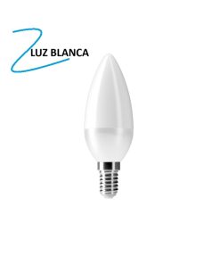 IM1 BOMBILLO LED TORPEDO E14 5W 6000K GE-74022E-DL 400LM L/BLANCA
