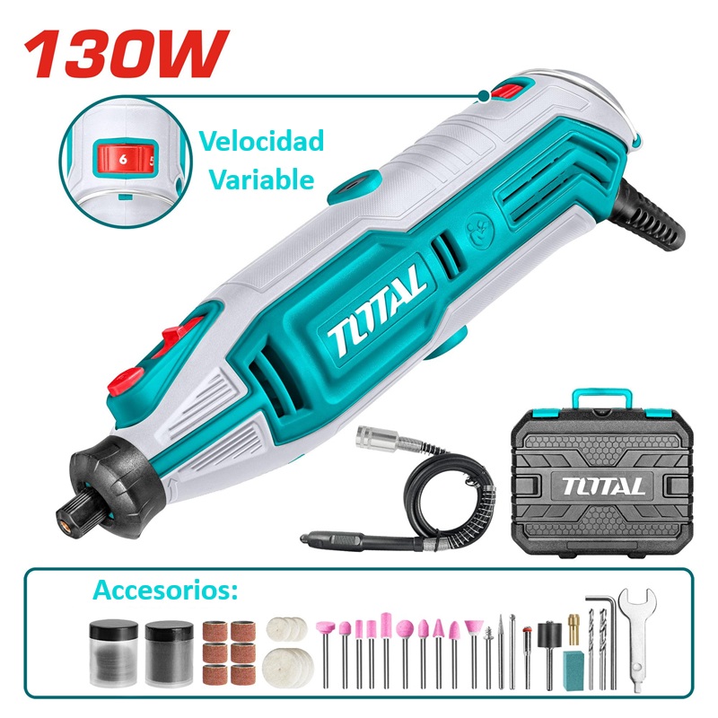 TOTAL MOTOTOOL C/ACCES 130W UTG513326 (40000521)