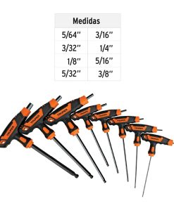 TRUPER JUEGO LLAVES ALLEN EXTRA LARGAS 8PCZ ALL-8TPX (100934)