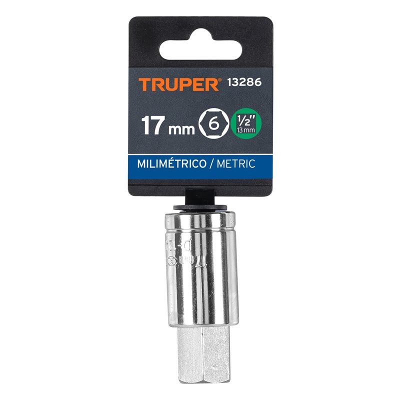TRUPER CUBO 1/2 PUNTA HEXAGONAL 17MM D-5441-17M (13286)
