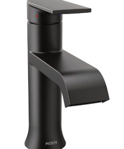 MOEN CACHERA LAVATORIO GENTA 1 MANDO NEGRO MATE 6702BL