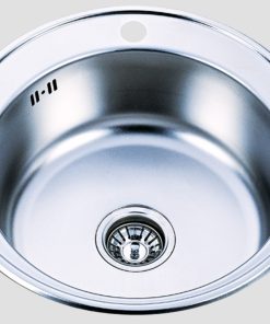 FRINOX PILETA EMPOTRAR ACERO INOXIDABLE SATIN REDONDO 51*51*18 FRD-51