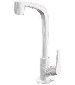 LORENZETTI LLAVE LAVATORIO MONOC SENCILLA CUELLO ALTO BLANCO (7110047)