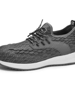 SAFETY SHOES TENNIS NYLON P/ACERO L-7382 43 GRIS/BLANCO