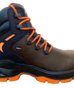 RETRYVER ZAPATO DE SEGURIDAD CAFE/NARANJA ATILA PLUS 45 DIELECTRICO 302707