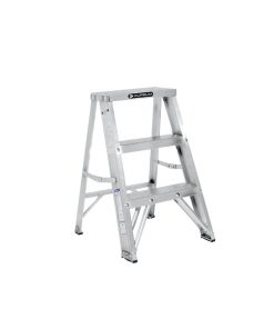 CUPRUM ESCALERA ALUMINIO T/TABURETE 2 PELDAÑOS 429-02 (DOMESTICA 90KLS)