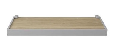 BEST VALUE REPISA DUETTO 1.5*20*60CM GRIS BORDE F02029