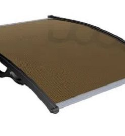 HOGGAN ALERO POLICARBONATO CAFE 125*150 NEGRO WD-80PN