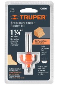 TRUPER BROCA P/ROUTER ESPAÑOLA C/BALERO BROU-ESP1.1/4X (10676)