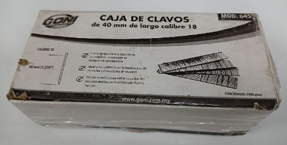 GONI CLAVO P/CLAVADORA NEOMATICA 645-40MM 18A - Imagen 2