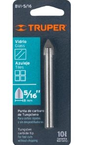 TRUPER BROCA P/VIDRIO Y AZULEJO 5/16 BVI-5/16 (11703)