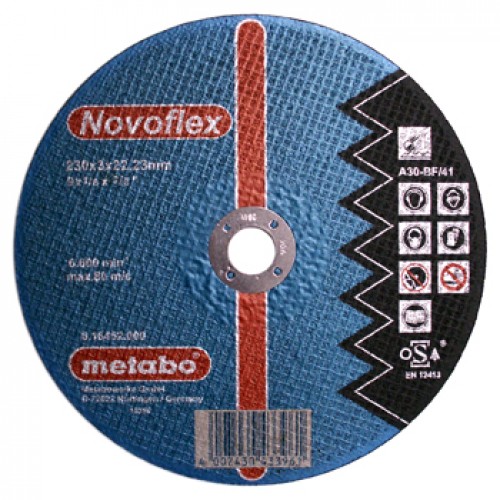 METABO DISCO CORTAR ACERO NOVOFLEX RECTO 9 6.16452(505267)