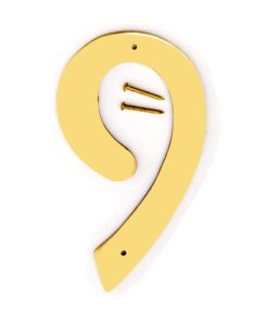 HYKO NUMEROS P/PUERTA 9  DORADO BR-40/9 632-6524