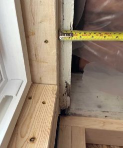 Suministro e instalación de dintel de madera para puertas por ml