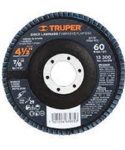 TRUPER DISCO FLAP LAMINADO D-4.1/2 7/8.DLT-1717 60 (2002290)