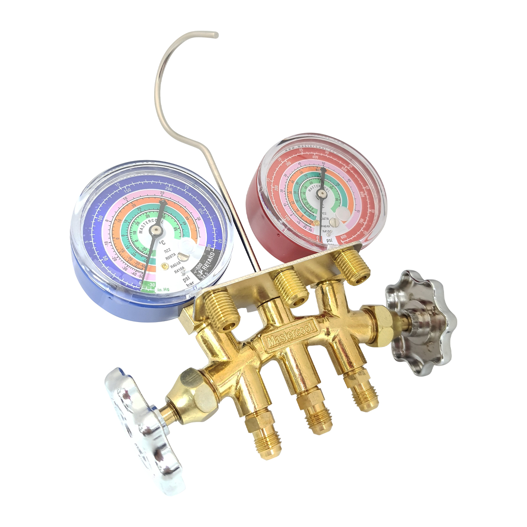JUEGO MANOMETROS R410A-22-507-404A PARA REFRIGERACIÓN / MASTERCOOL - Imagen 2