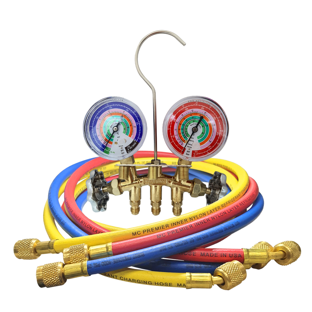 JUEGO MANOMETROS R410A-22-507-404A PARA REFRIGERACIÓN / MASTERCOOL - Imagen 3