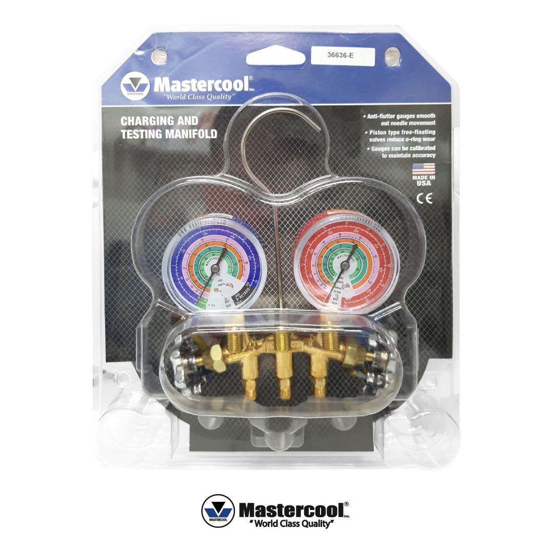 JUEGO MANOMETROS R410A-22-507-404A PARA REFRIGERACIÓN / MASTERCOOL