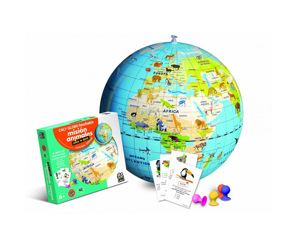 CALY GLOBO ANIMALES