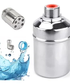 VALVULA  FLOTADOR 1/2  AUTOMATICO ACERO INOX