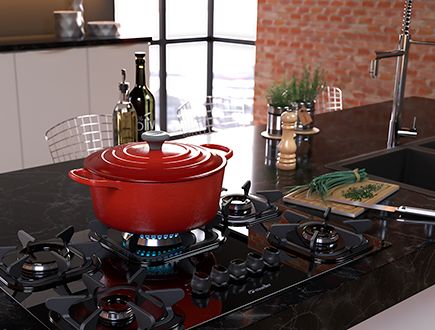 COCINA DE MESA MUELLER COOKTOP MUELLER 5 HORNALLAS - Imagen 4