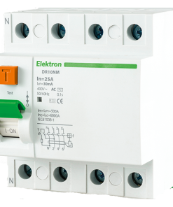 DISYUNTOR DIFERENCIAL 4P 40A ELEKTRON DR8N – CÓD: 1095