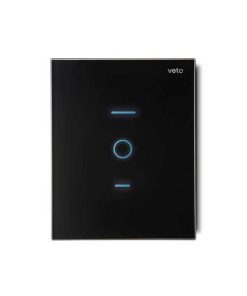Dimmer Inteligente Plura Negro con Caja 2400 – Control Preciso de Iluminación