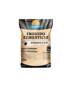 ENDUIDO CEMENTICIO BLANCO 5KGS AMANECER – CÓD: 130
