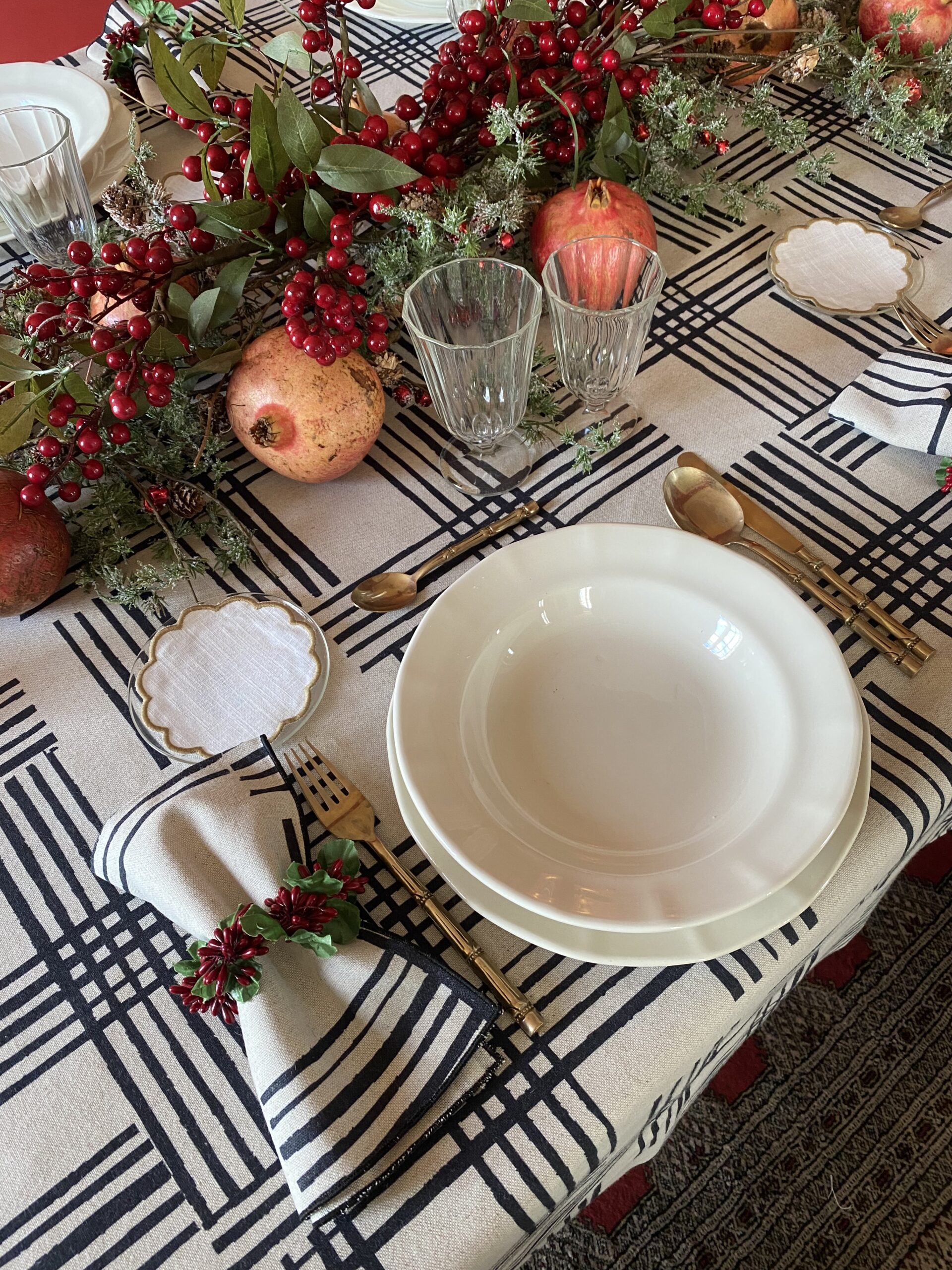 Mantel de cuadros Birmania - Imagen 2