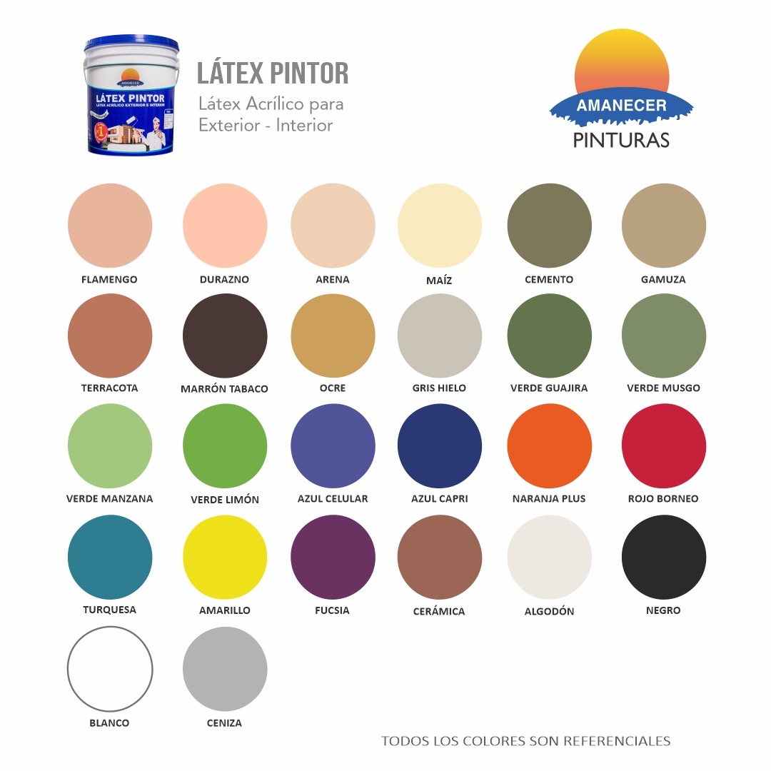LATEX PINTOR 3.6LTS NARANJA PLUS AMANECER – CÓD: 1232 - Imagen 2