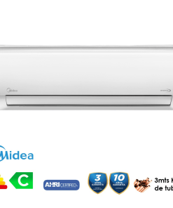 AIRE ACONDICIONADO MINI SPLIT INVERTER 12000 BTU 220V EFICIENCIA 17S R410A MIDEA SILK