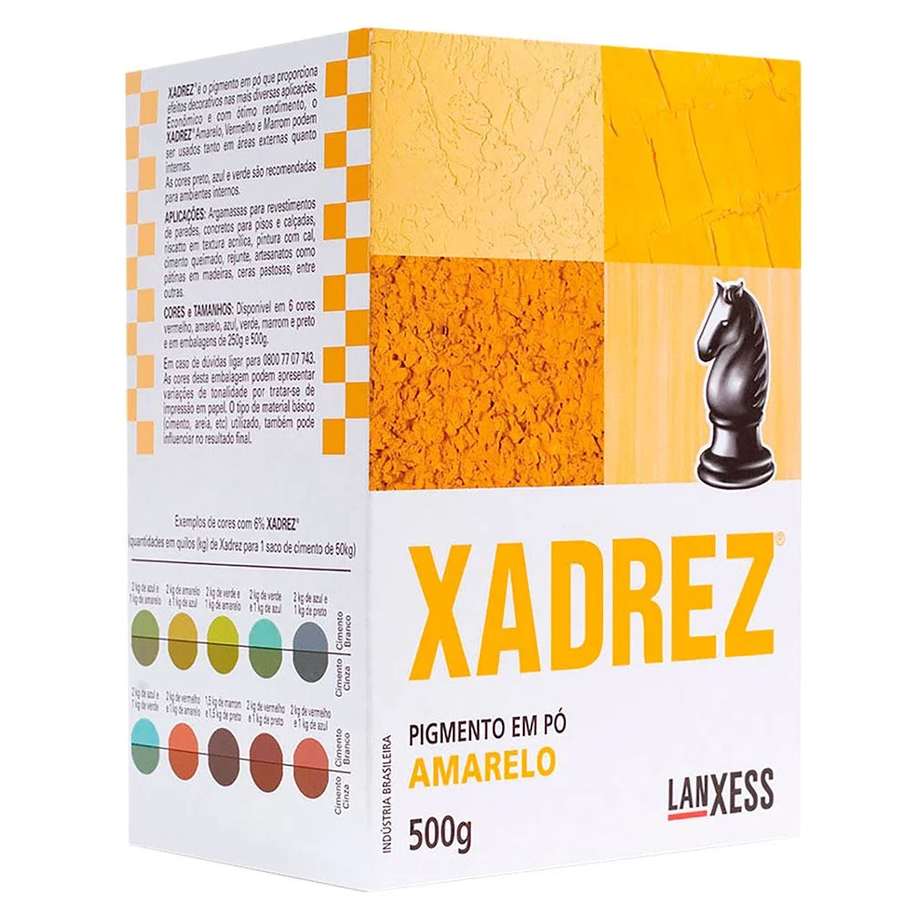 OXIDO EN POLVO XADREZ 500GR AMARILLO – CÓD: 1732