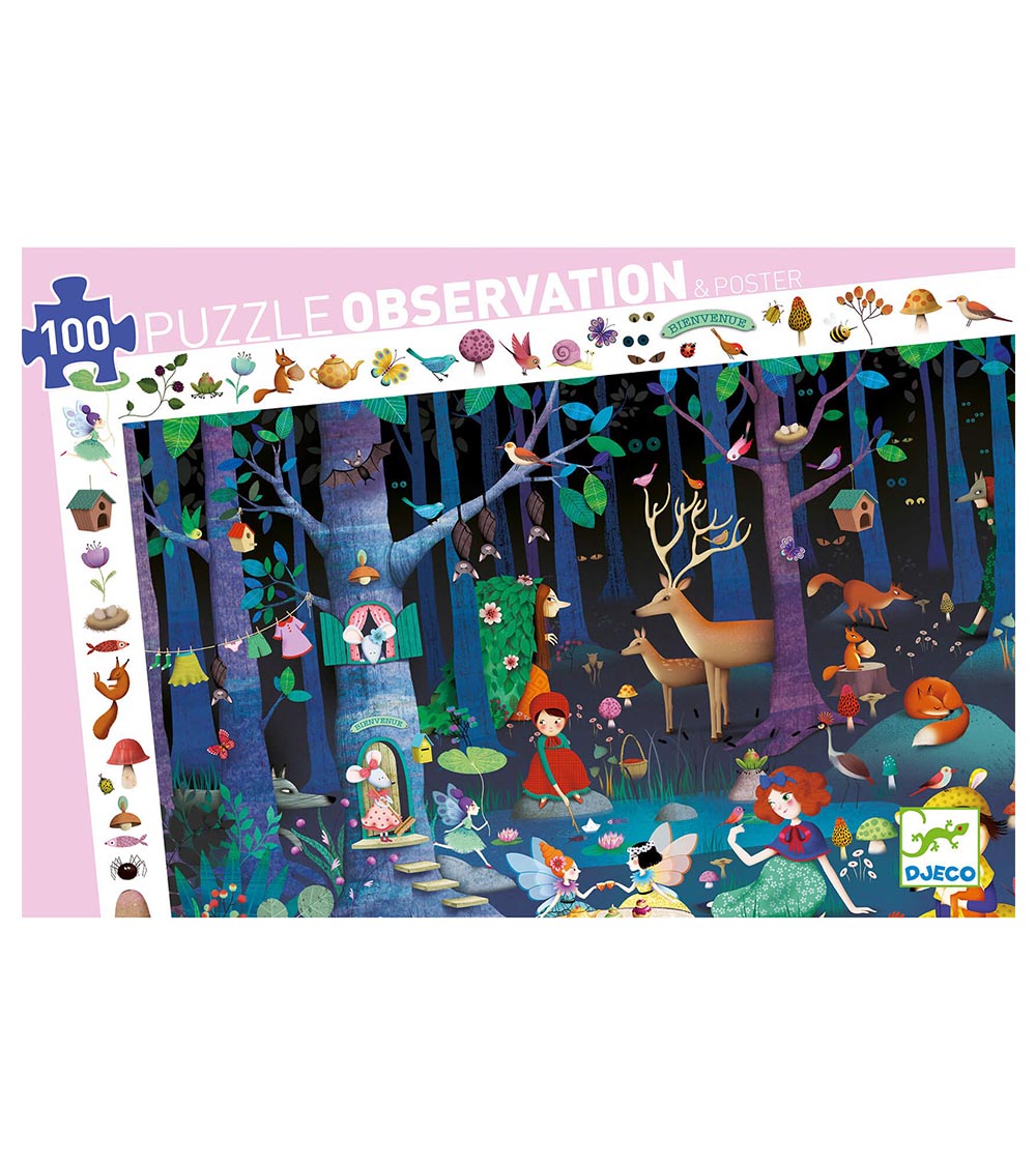 PUZZLE BOSQUE ENCANTADO DE DJECO