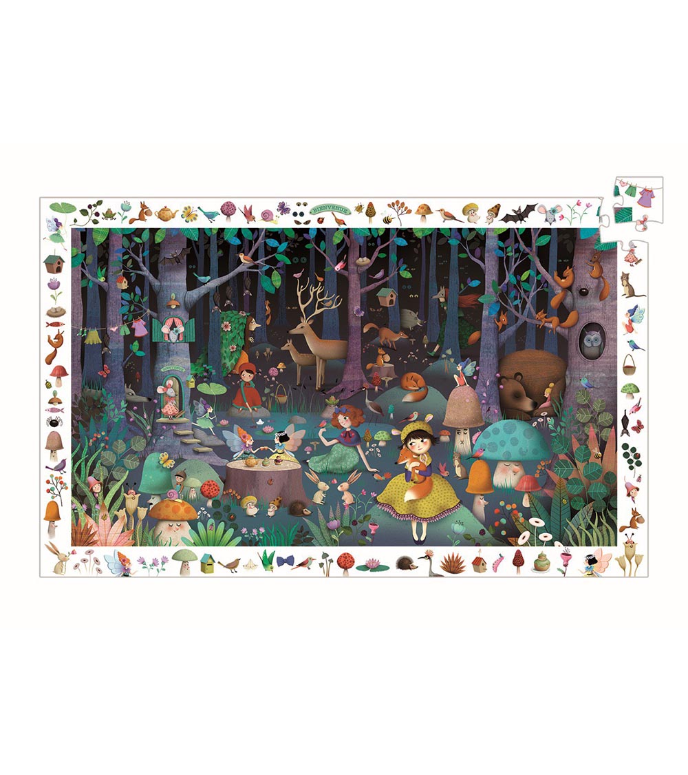 PUZZLE BOSQUE ENCANTADO DE DJECO - Imagen 2