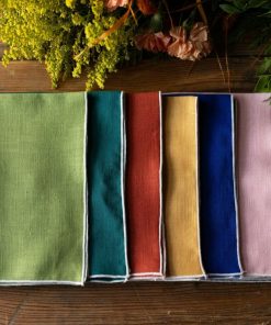 Servilleta de mesa lino color