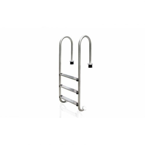 ESCALERA 5 PELD. LARGA INOX. AISI 304 PARA MURO