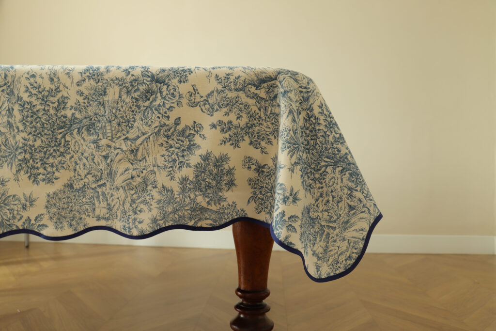 Mantel Toile de Jouy Azul