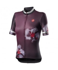 Maillot Castelli Primavera chica color Burdeos