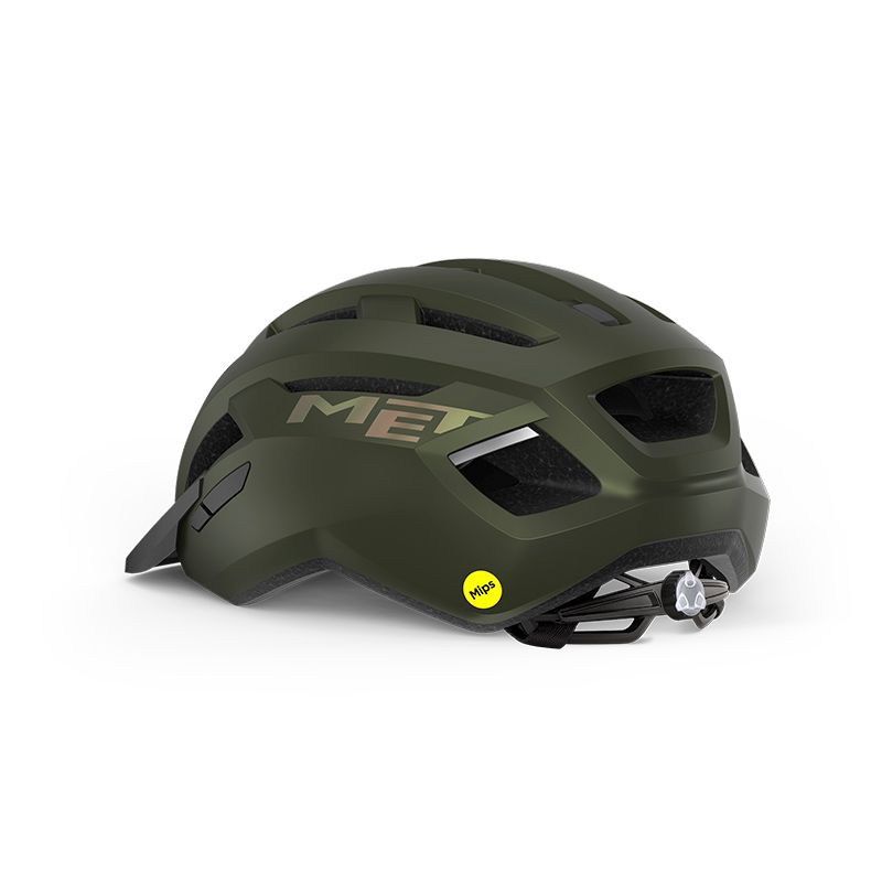 CASCO MET ALLROAD MIPS VERDE IRIDISCENTE MATE - Imagen 2