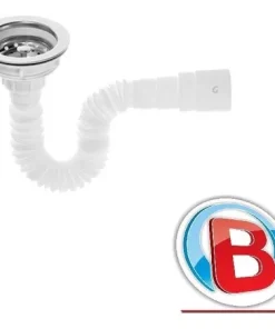 SIFON FLEX. + CANASTILLA LAVP BUCCHERINI